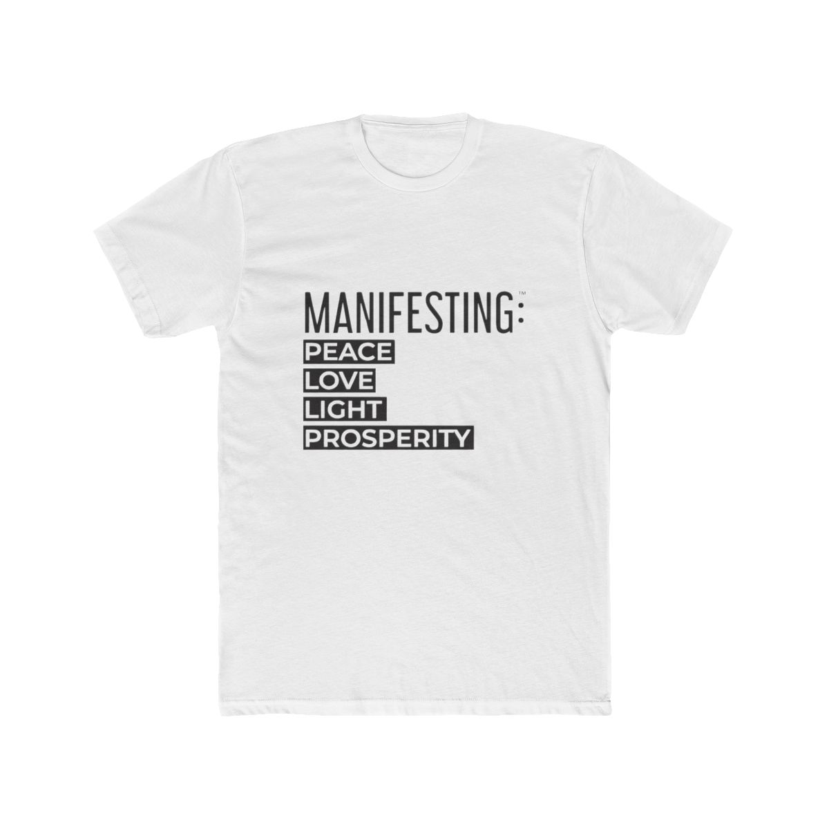 The Cotton Crew tee from the Manifesting store